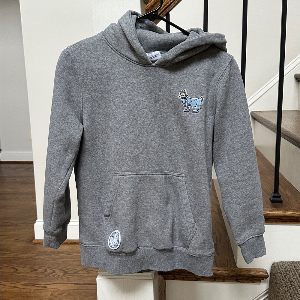 Goat USA Kids Hooded Sweatshirt XL in Grey EUC